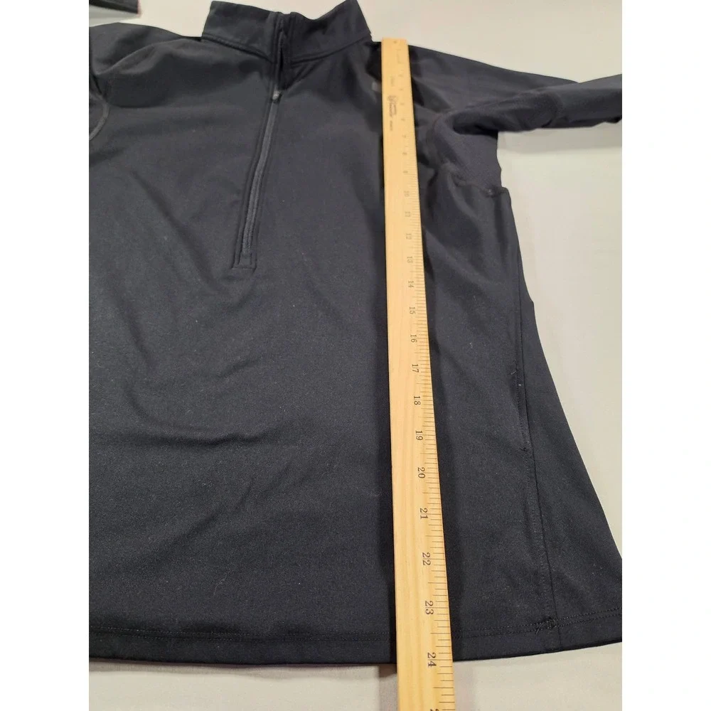 Under Armour Rush ColdGear Mens Large Black 1/2 Zip Pullover Celliant 1355170